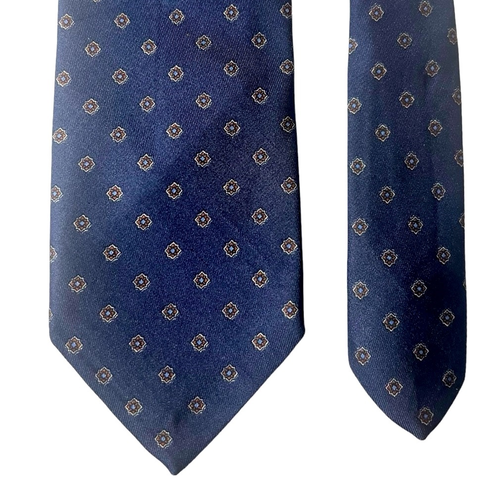 Hand Sewn Silk Tie by Robert Talbott for Oxford Shop Nashville London Print